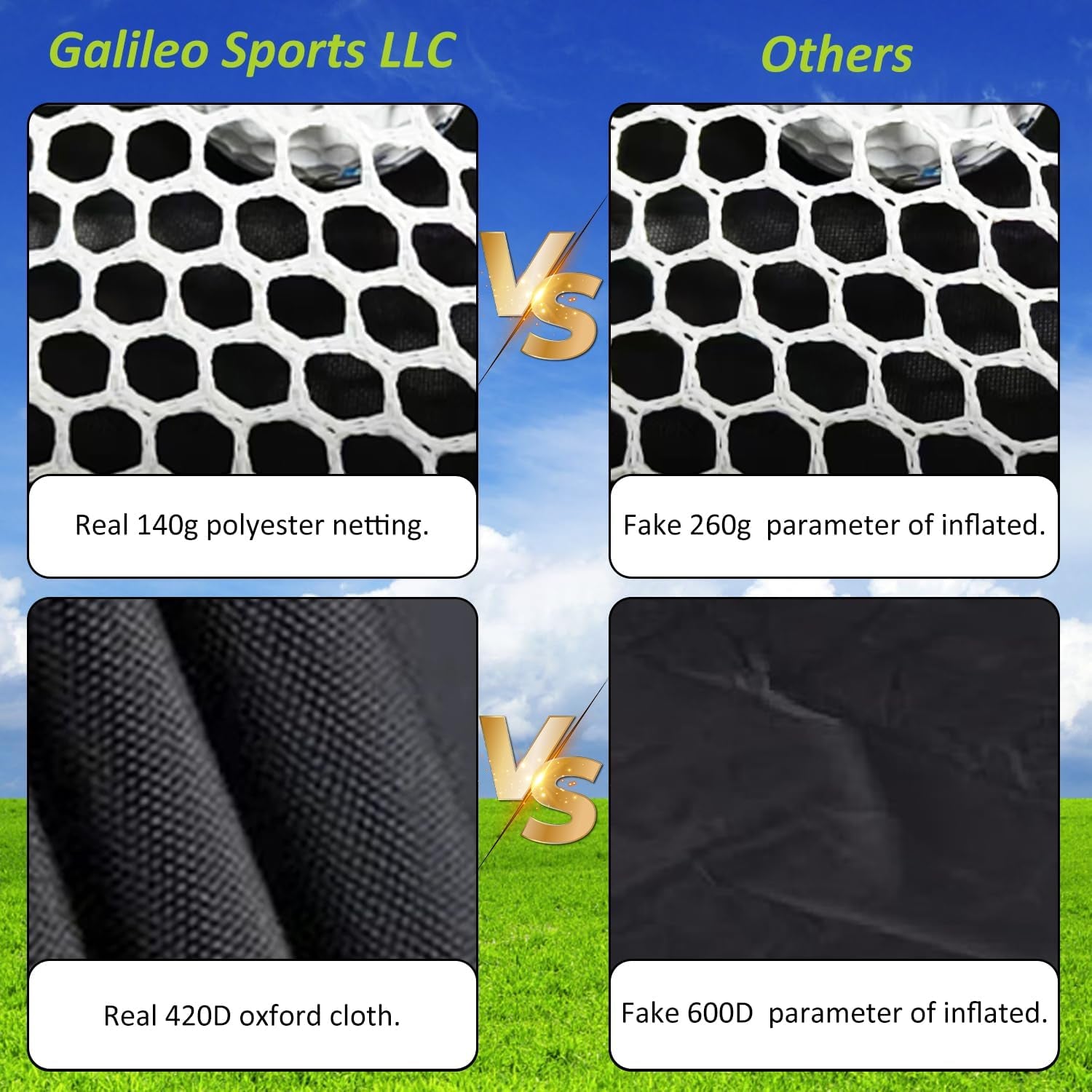 Golf Practice Net Set with Real Balls, Turf Mat, Tees, Hat, Target, and Bag - Available in 10x7ft and 12x7ft for Indoor and Outdoor Use, Ideal Gift for Golf Enthusiasts